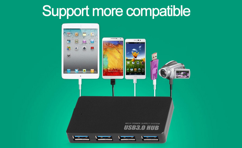 熱い販売のusbハブ43.0ポートusbハブドライバ、 usb3.0ハブ問屋・仕入れ・卸・卸売り