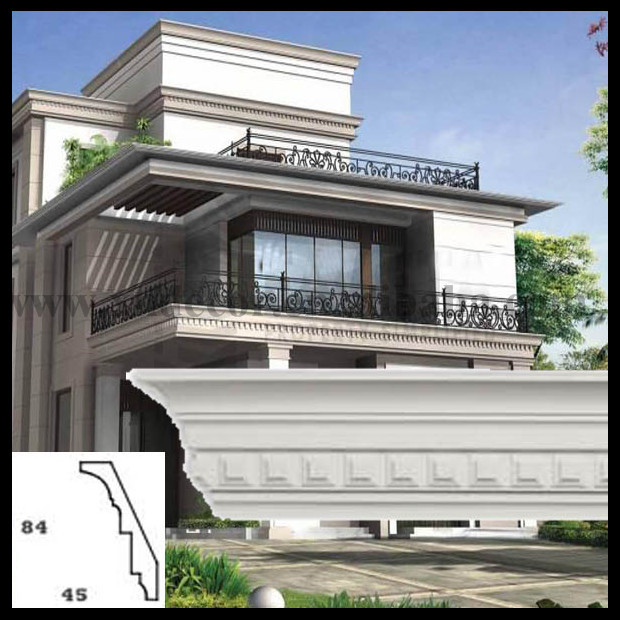 Outdoor Use Waterproof Anti Ultraviolet Polyurethane Cornice