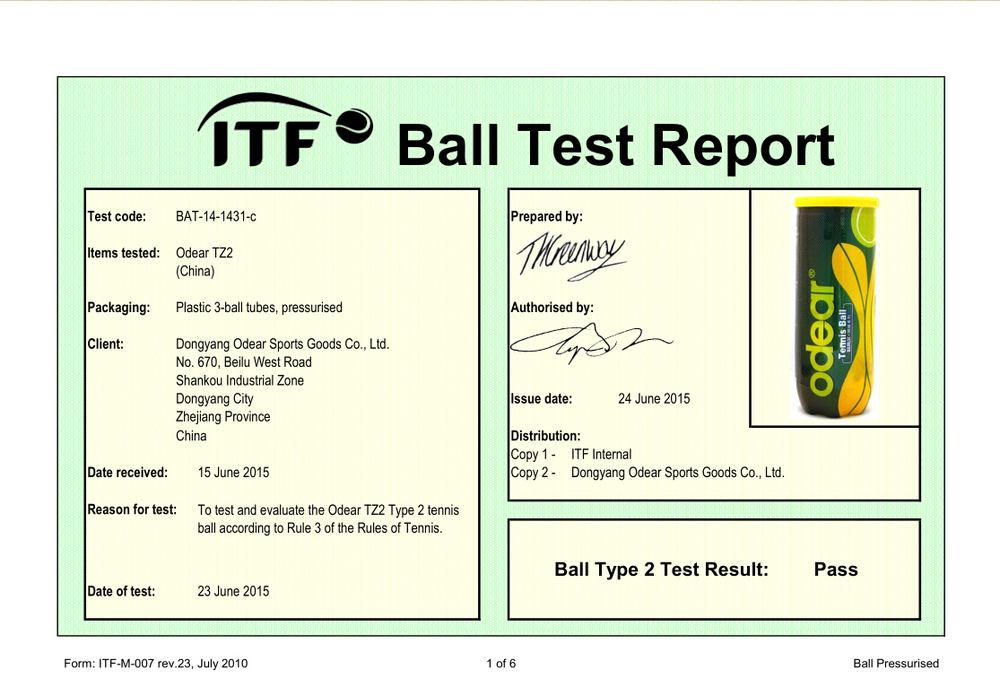 itfが承認され、 トーナメントプロのテニスボール仕入れ・メーカー・工場