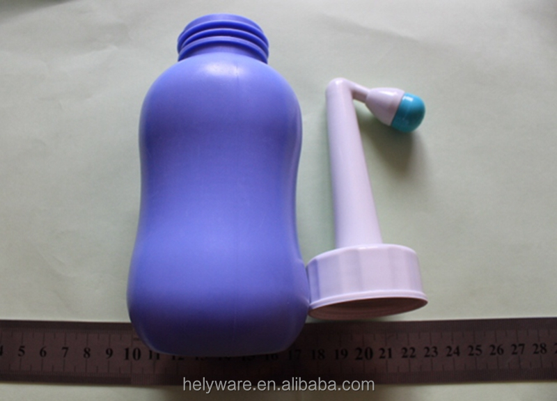 300ml Portable Bidet in a Bottle with angled nozzle personal Plastic Bidet Bottle for anal and Vaginal Irrigator