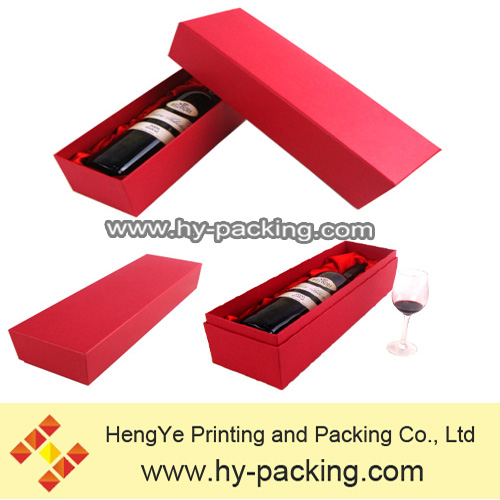 exquisite red wine box for valentine's day