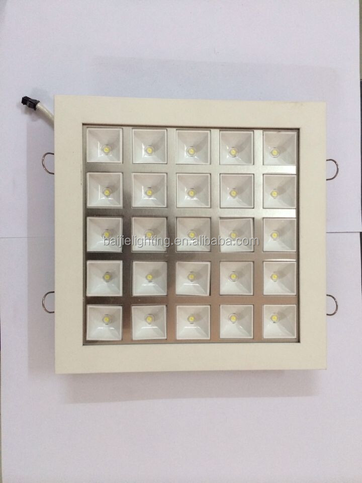 中山led照明25wsupermaket用正方形のダウンライト仕入れ・メーカー・工場