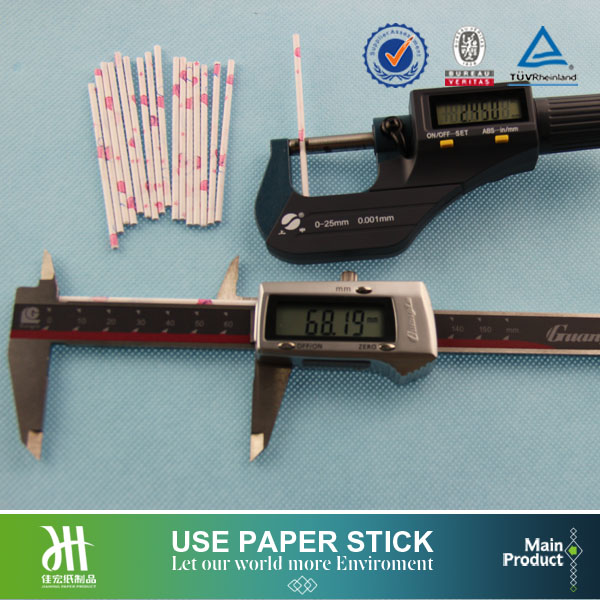 Customized design priting lollipop paper sticks
