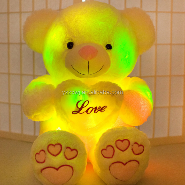 teddy that lights up