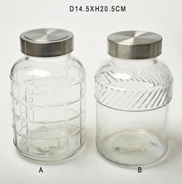 100ml、 200ミリリットル、 500ml、 明確な1lcheapタップ付きストレージのガラス瓶問屋・仕入れ・卸・卸売り