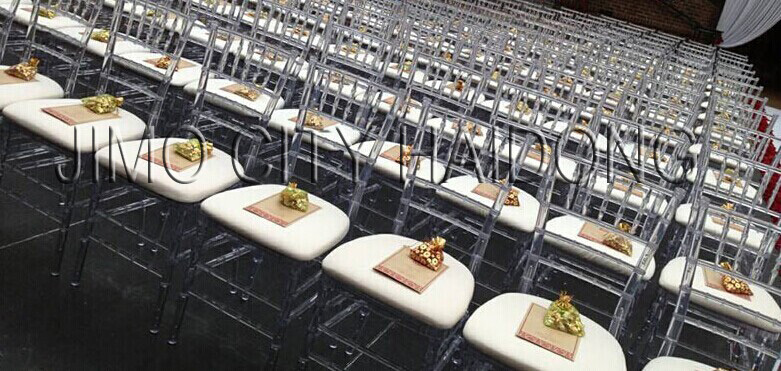 白ポリカーボネート樹脂キアヴァリ椅子結婚式の宴会のパーティー仕入れ・メーカー・工場