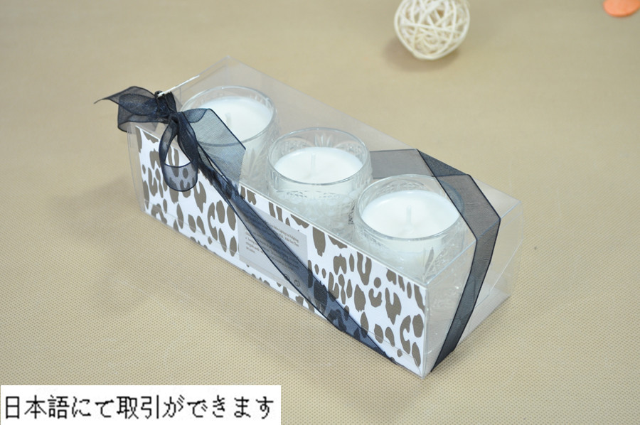 卸売ファッション白い芳香大豆蜜蝋キャンドル問屋・仕入れ・卸・卸売り