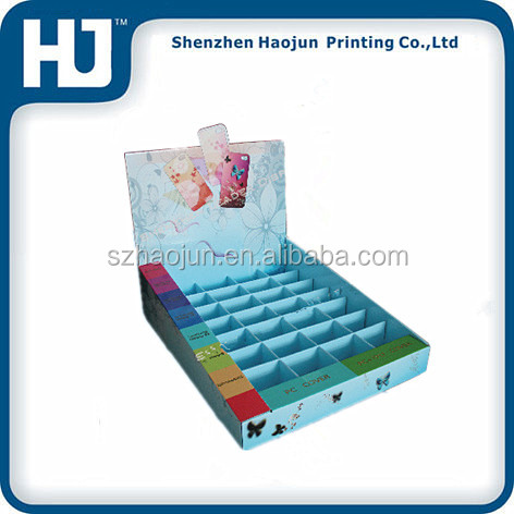Paper Counter Top Display Glass display box for lollipop
