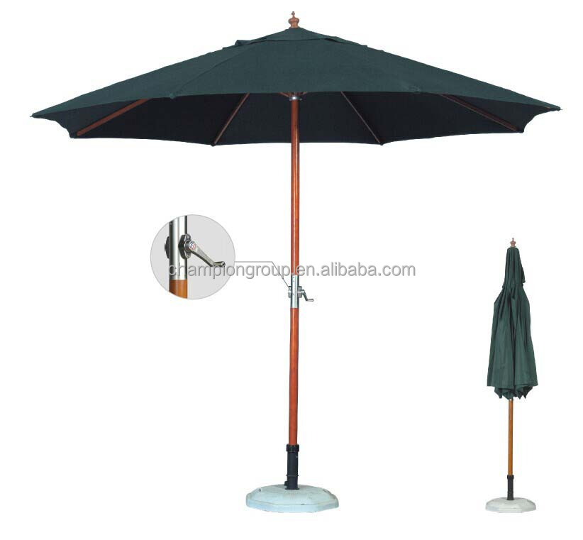 新しいデザイン2014年屋外の木製の傘クランク問屋・仕入れ・卸・卸売り