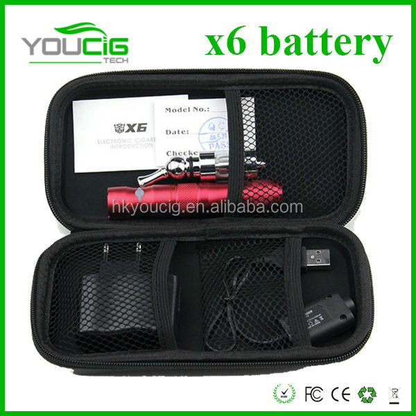 Rigid design x6 battery with 1300mAh Variable Voltage for sell