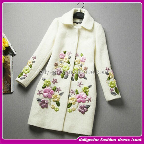 新しいスタイルの中国2014年モデル女性用ウールコート女性の冬のコート問屋・仕入れ・卸・卸売り