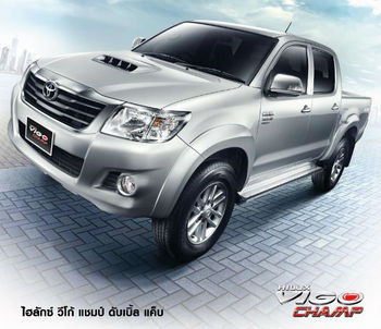 toyota hilux vigo champ double cab 4x4 2 5 e #2