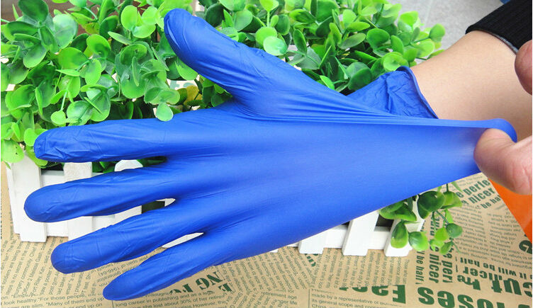 使い捨てニトリル手袋ブルー色仕入れ・メーカー・工場