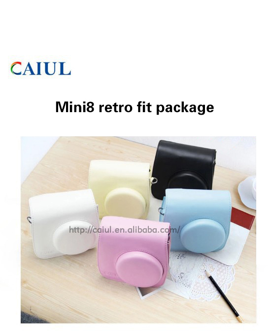 インスタントカメラcaiulmini8+淡いピンクpuのための革製バッグinstax仕入れ・メーカー・工場