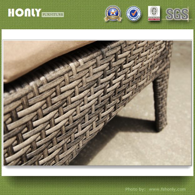 Leisure rattan outdoor furniture modern dining table set dining table