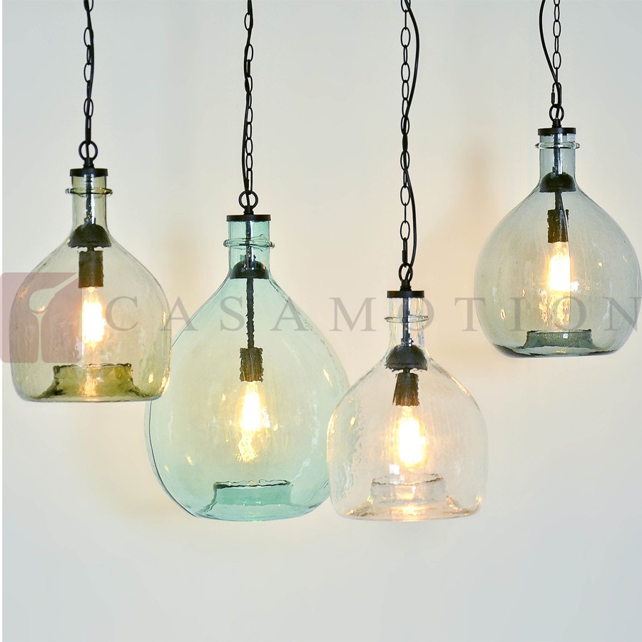 Groothandel casamotion kleine blauwe bal glas plafondlamp voor ...