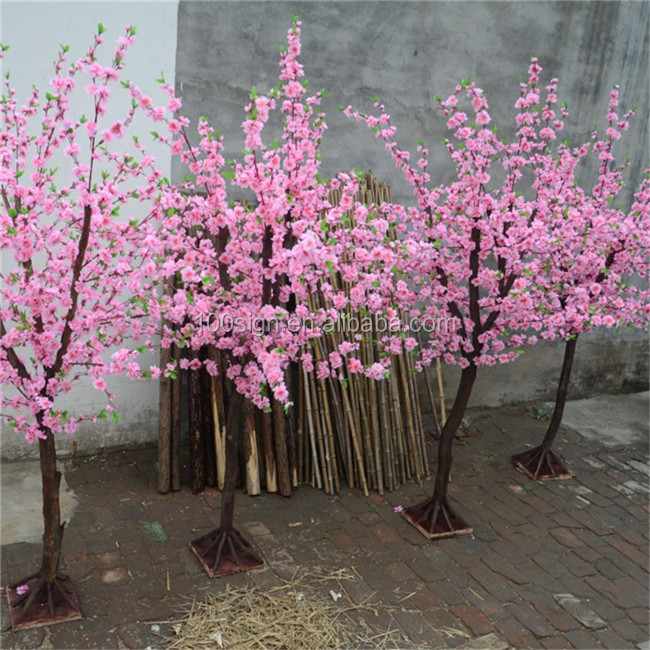 は木を望む桜の木販売のためのカスタム偽の桜の木白い装飾の人工的な桜の仕入れ・メーカー・工場