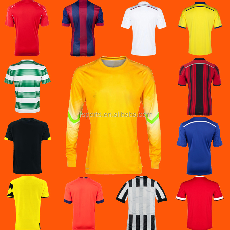 新しい2014年2015タイサッカージャージタイサッカーシャツレアルマドリードジャージ卸売中国問屋・仕入れ・卸・卸売り