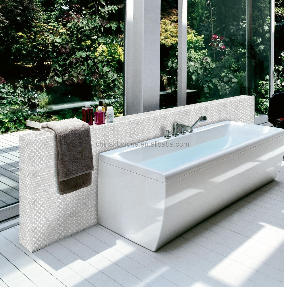 Carrara wit marmeren moza?ek, badkamer muur en vloer tegel, keuken Inspiratie Voor Badkamers ~ Carrara wit marmeren moza?ek, badkamer muur en vloer tegel, keuken