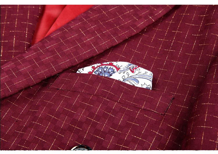 2016ファッションスリムフィットメンズスーツのタキシードを作る卸売カスタム仕入れ・メーカー・工場