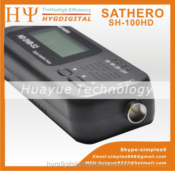Portable Sathero SH-100HD digital DVB-S2 hd satellite sat tv signal finder m DVB-S2 hd satellite finder meter SATHEro SH-100HD