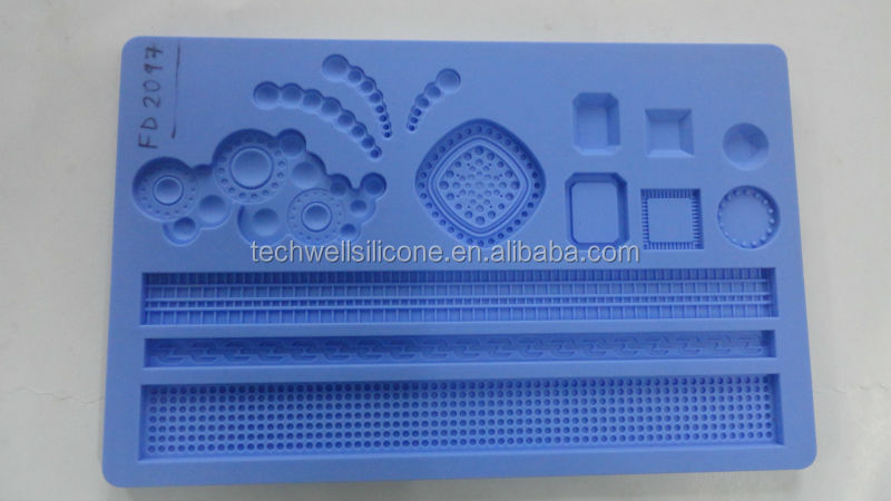 CH-013D silicone molds for cake decorating fondant mold ocent mold