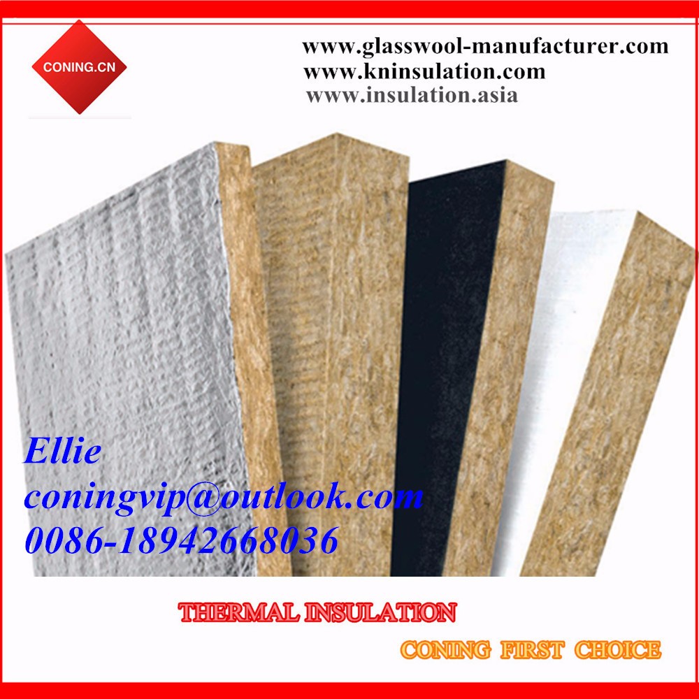 Insulation Rock Wool Board/sheet/slab Faced With Aluminium Foil One One