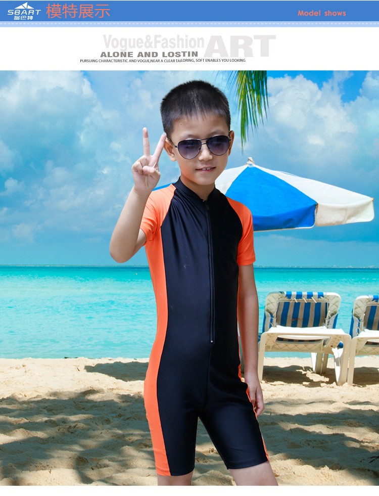 SBART Child Wetsuit Kids Diving Suit Shorty Surfing Wetsuits Short Sleeve Boys Girls Wet Suit For Swimming Lycra Dive Skins Sale