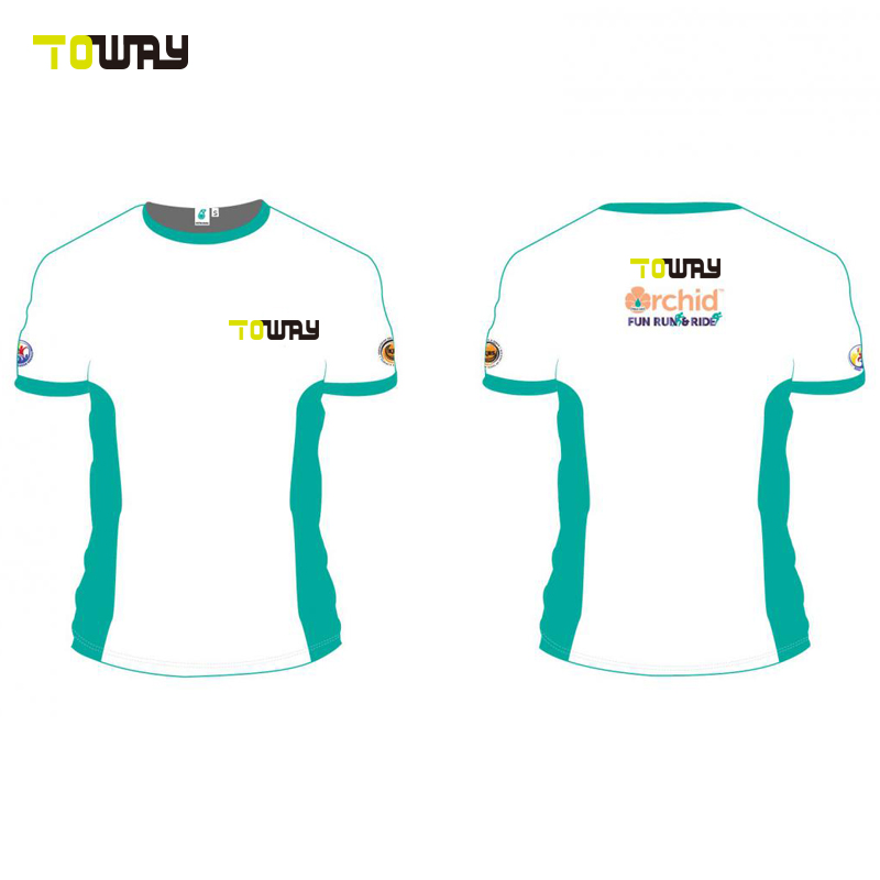 Пользовательские сублимированный женщины бег рубашка dri fit