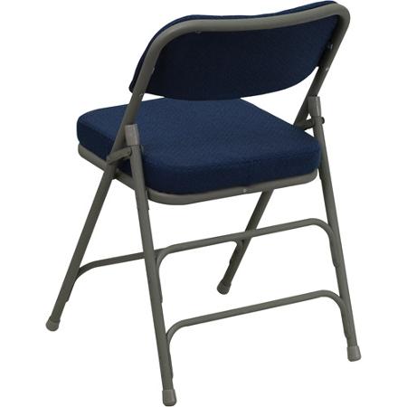 ヘラクレスヒンジ付きファブリックパッド入りの折りたたみ椅子- 4- パック、 ネイビーブルー仕入れ・メーカー・工場