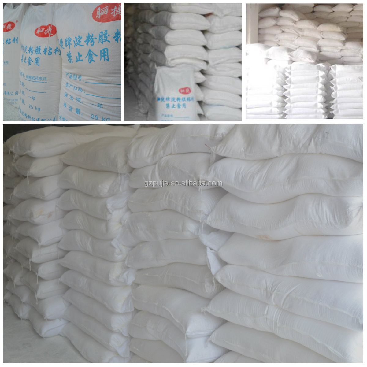 Great local starch gel for kraft paper as adhesive