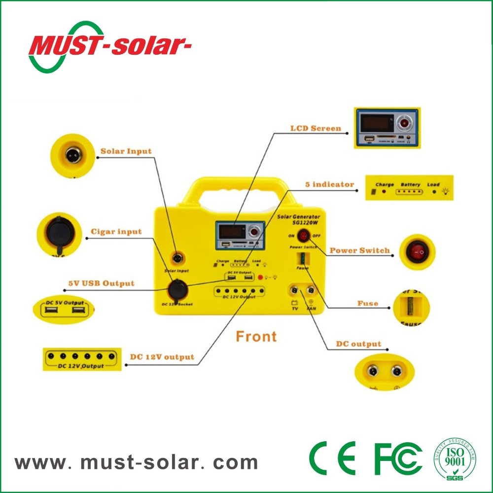Must solar схема платы Source Must Solar Solar kit, 20W Portable Solar Powered Solar Panel Lighting Kit