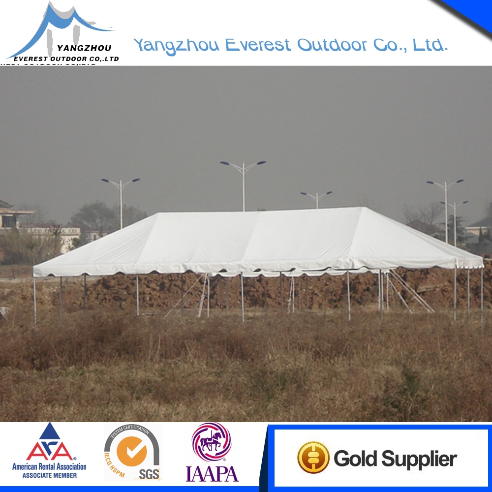 latest hot selling 20x40 pvc frame tent with decorative lining