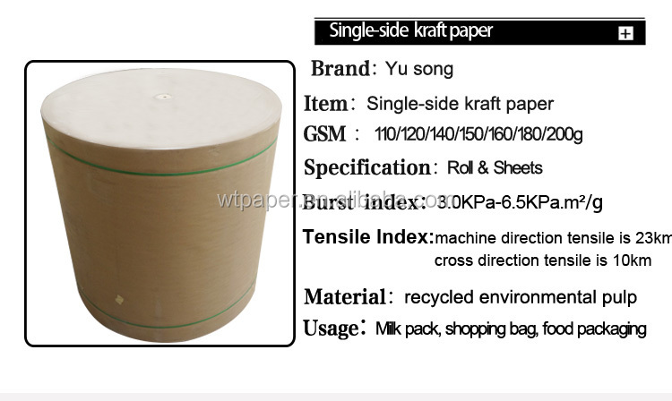 gsm250リサイクル茶色のクラフトライナーボードのためのパッキングまたは印刷仕入れ・メーカー・工場