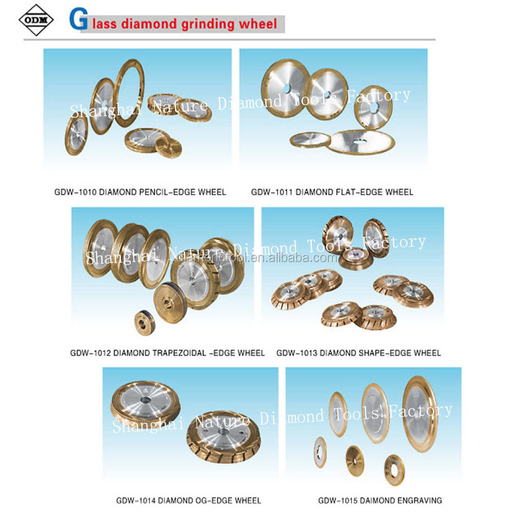 Grinding Wheels On Glass Edging Machine /diamond Cutting Wheel/grinding