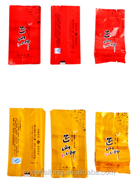 classical customized foil quad sealed tea bag
