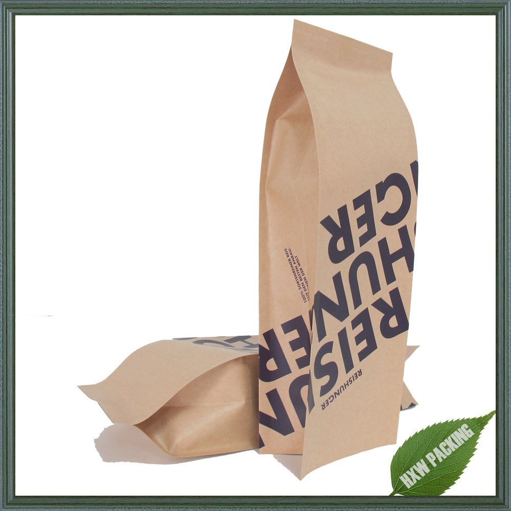 paper bags 2016  kraft paper for bags CUSTOMIZED newly food brown kraft coffee coffee