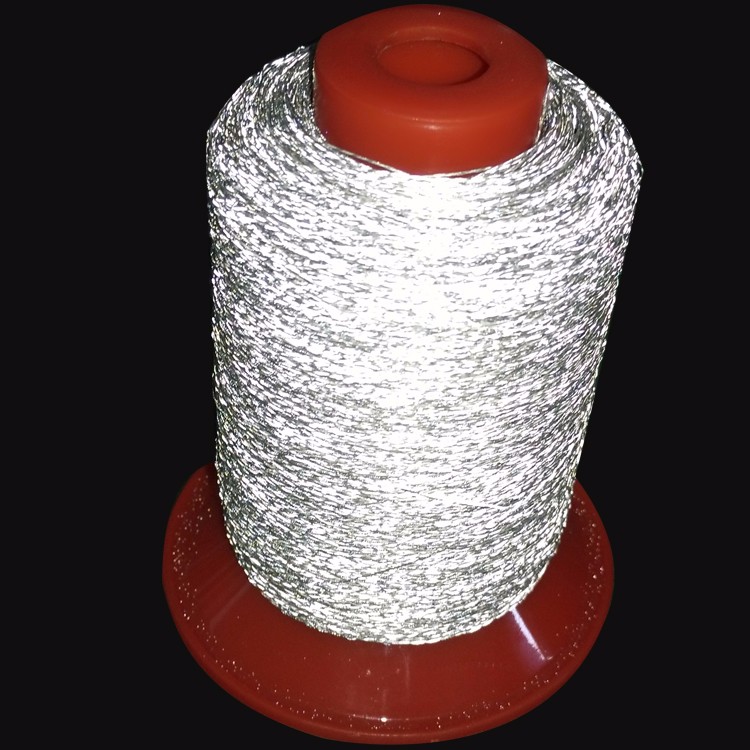 Nylon reflective thread