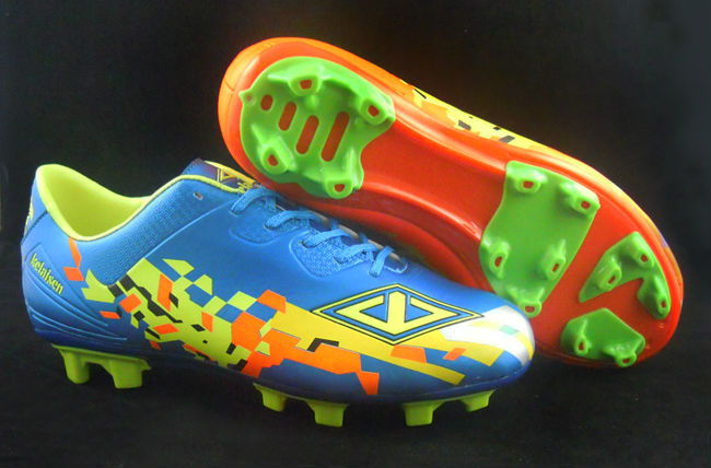 高品質の黒2015/ライン上で銀サッカーブーツ男性用問屋・仕入れ・卸・卸売り