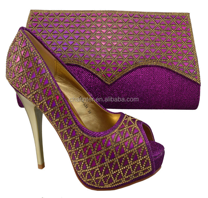 ... wholesale African shoes and bags shoes and bag made in China 1308-L34