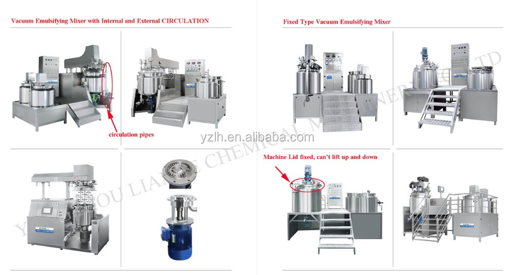 89 vacuum emulsifier homogenizer mixer