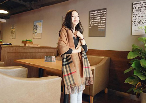 女性の冬のファッション2014年暖かいカシミヤスカーフショール仕入れ・メーカー・工場