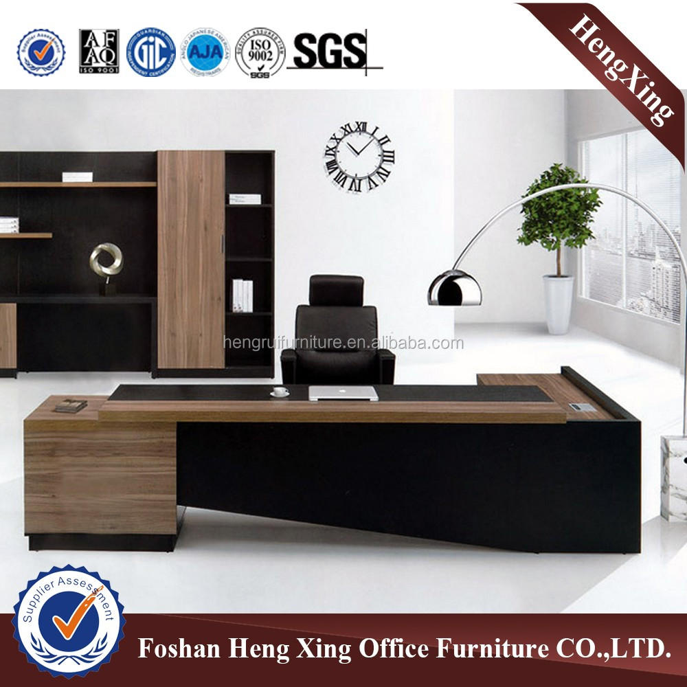 Moderne nieuwste ontwerp houten excutive tafel & kantoor tafel (hx ...