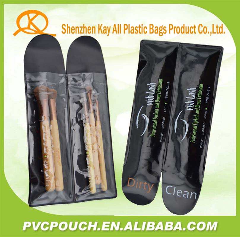 alibabaの商品を販売する最もよいバルクpvcスタンドアップメイクアップ化粧品包装用袋仕入れ・メーカー・工場