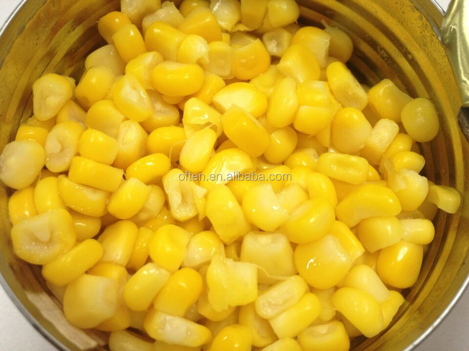 Canned corn in tin canned corn kernels canned sweet corn 340g