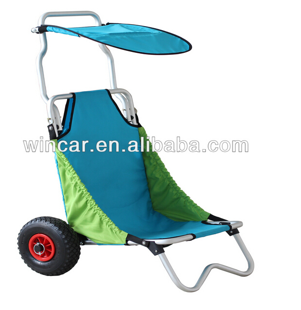 Kayak Cart Surfboard Chair Trolley Collapsible Canoe Cart Carrier
