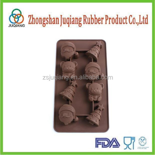 new design 6 cavity easter egg shaped silicone cake molds chocolate molds
