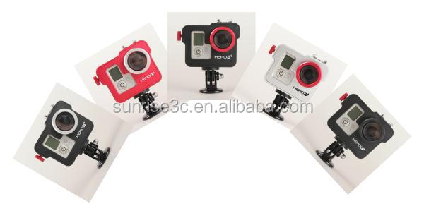 保護ハウジングケースアルミケース/シェル/3+goproヒーロー用カバー問屋・仕入れ・卸・卸売り