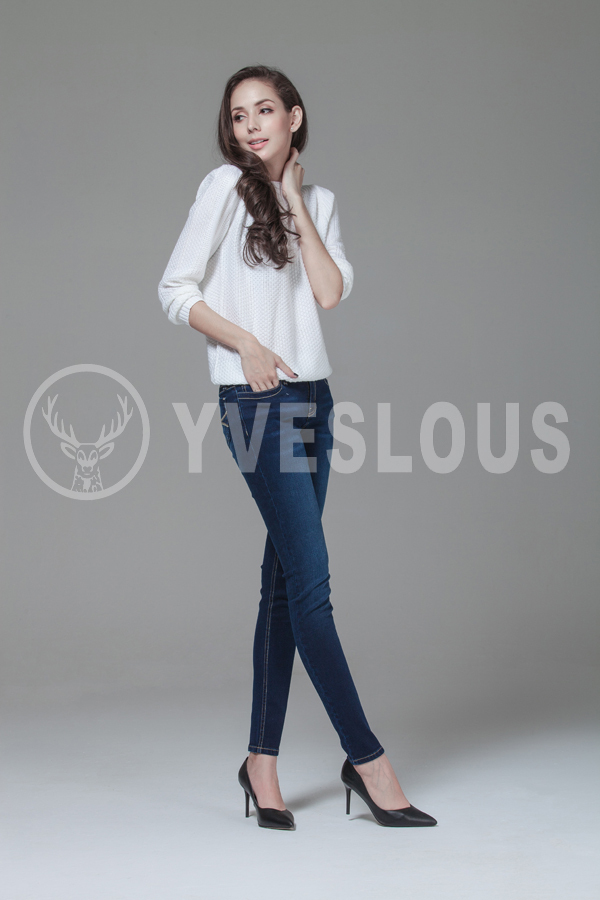 長いジーンズの女の子のジーンズカジュアル2014年セクシーな綿の女の子のジーンズ卸売価格仕入れ・メーカー・工場
