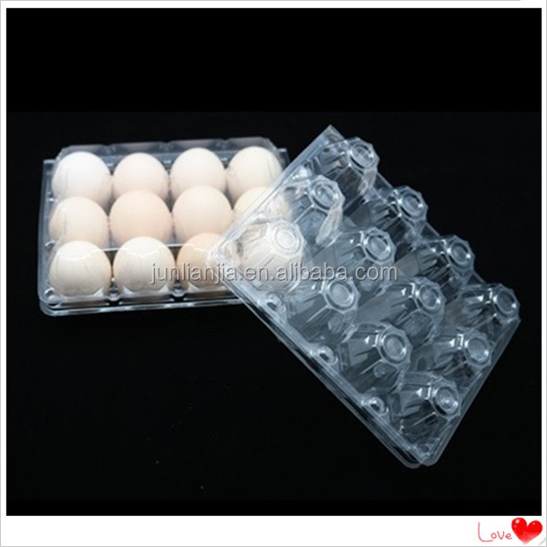 透明なポリ塩化ビニール材料6キャビティ付きボックスプラスチック製の卵仕入れ・メーカー・工場